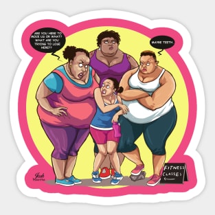 work out humor Sticker